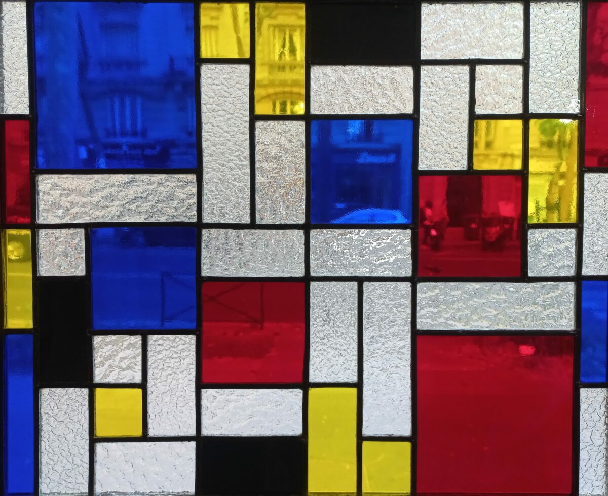 Mondrian Style Abstrait