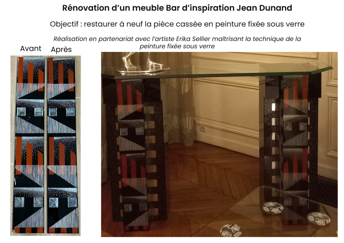 Meuble Bar Jean Dunand_Avant Apres